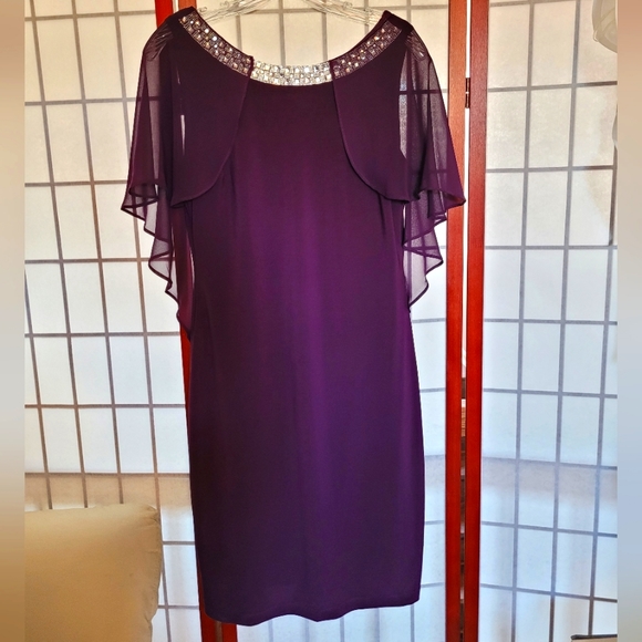 Deep Purple/Prune Formal Dress Size 6 - Picture 1 of 10